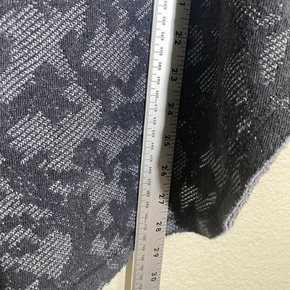 Free People Bed of Rose Print Womens Tunic Size S Charcoal Pullover - Picture 9 of 11